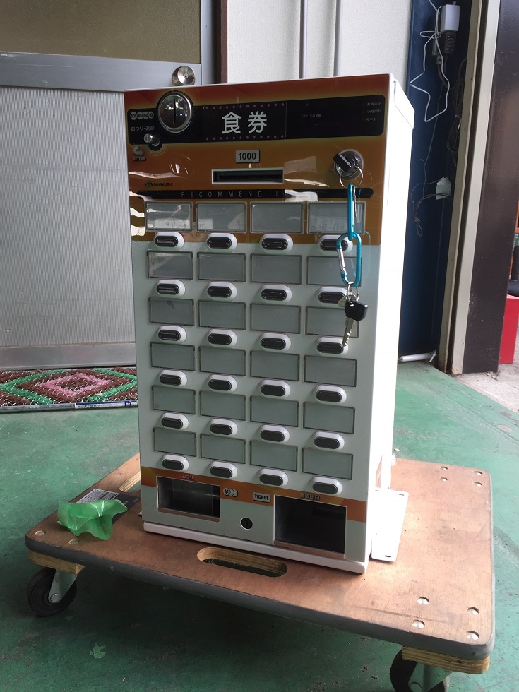 KT-124NN 中古券売機 高価買取 シバウラ自動食券機